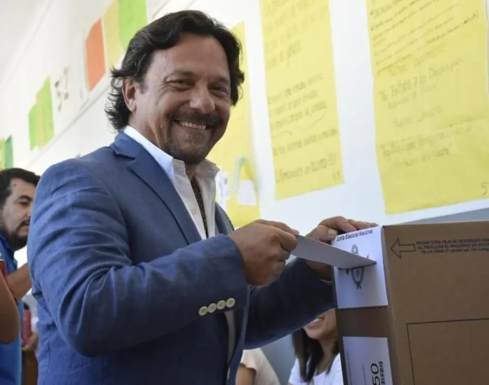 Votó Gustavo Sáenz: conocé lo que dijo