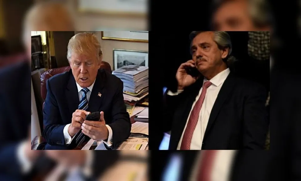 Ahora: Donald Trump llamó a Alberto Fernández