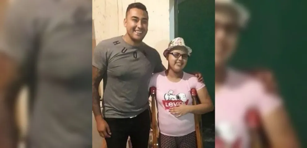 Gabriel Morales sorprendió a una nena con cáncer que ansiaba conocerlo