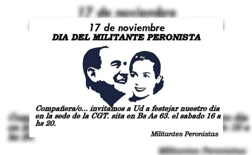 Hoy: los salteños celebran el Día del Militante Peronista