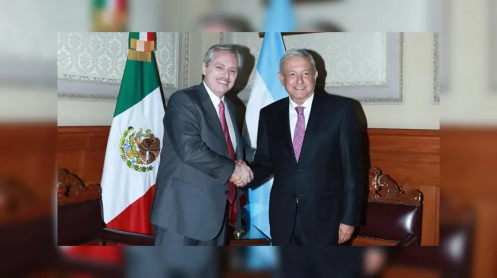 El nuevo presidente de Argentina se reunió con López Obrador en México