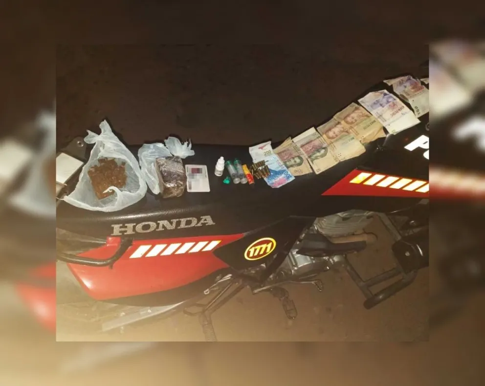 Tartagal: un motociclista llevaba una gran cantidad de droga encima