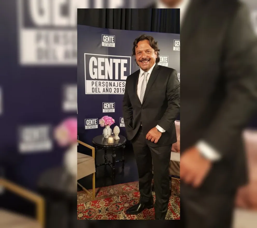 Con estilo y elegancia: Gustavo Sáenz formó parte de la revista Gente