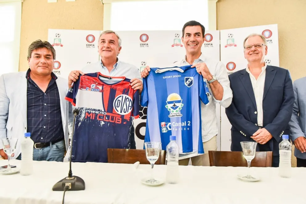 Urtubey: "Esto es una buena oportunidad para hacer crecer nuestro fútbol"