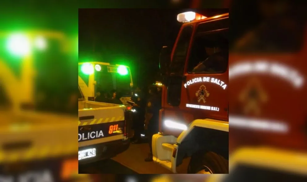 Drámatico: rescataron a dos salteñitas de un incendio