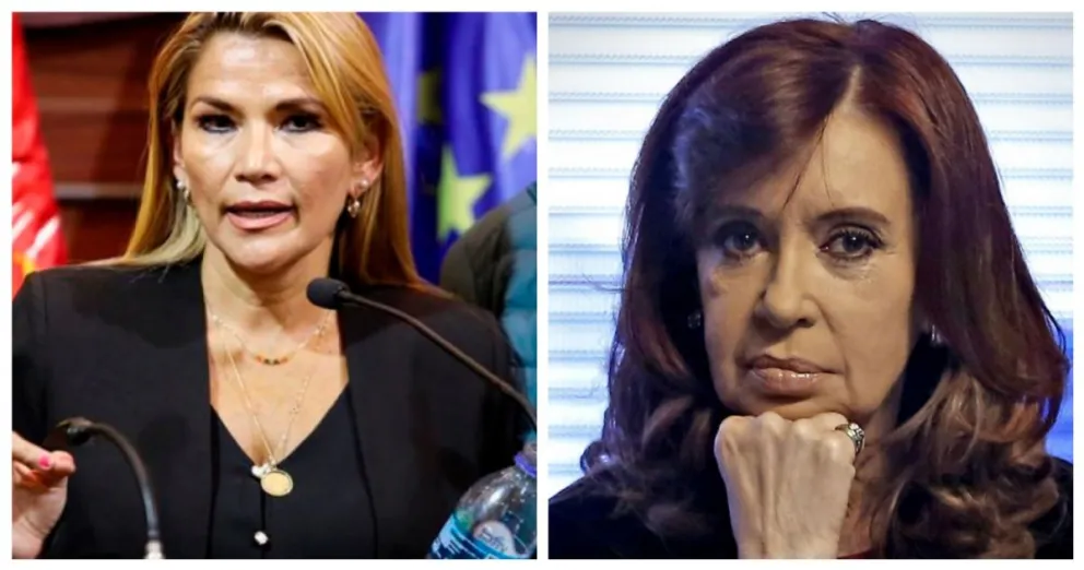 Sin pelos en la lengua, Cristina Kirchner disparó contra Áñez por autoproclamarse presidenta de Bolivia