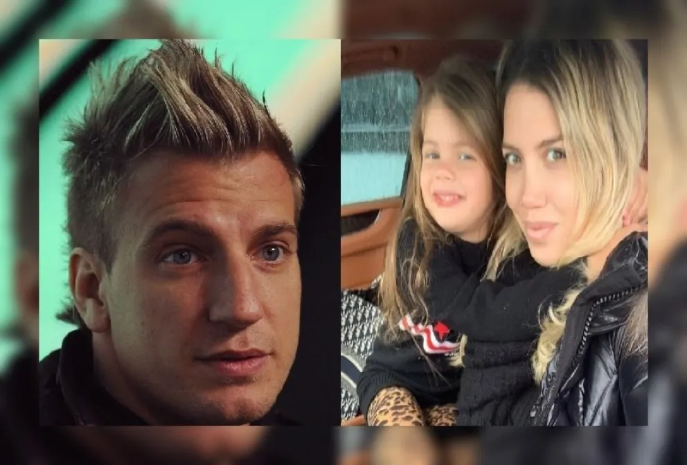 ¡Increíble! Maxi López pasó una tarde cuidando a la hija de Mauro Icardi y Wanda