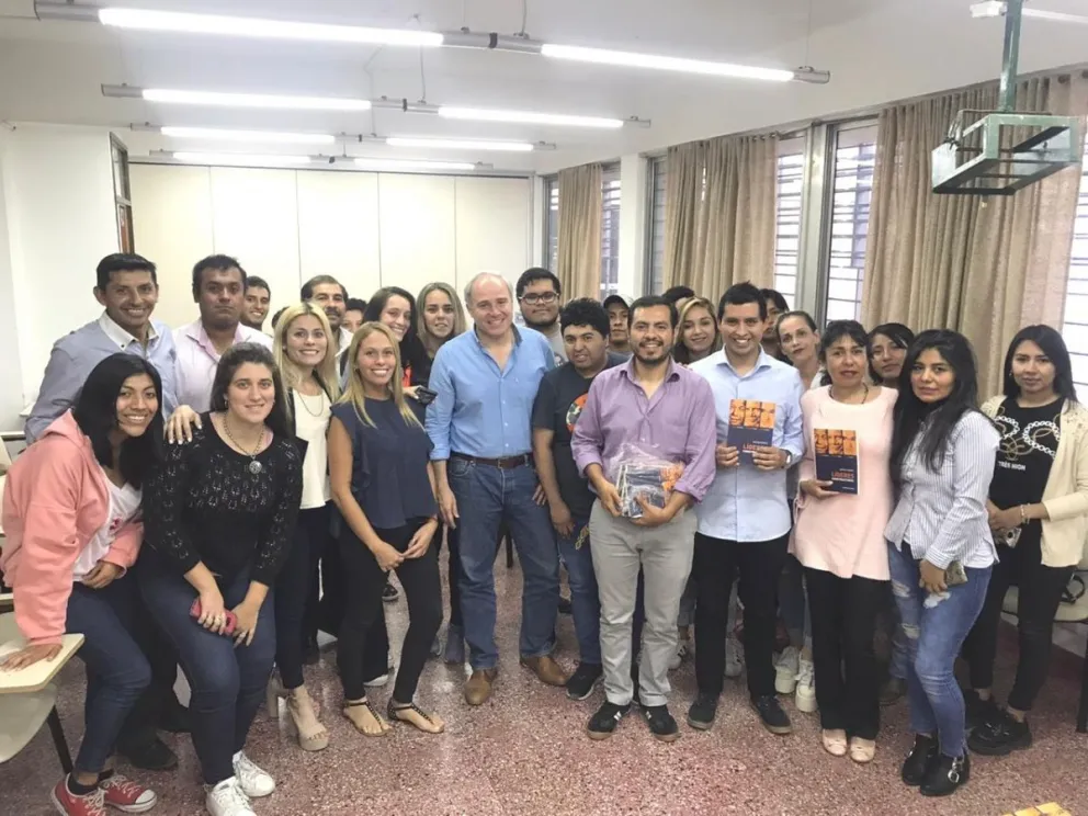 Matías Cánepa estuvo de visita en la UNSa