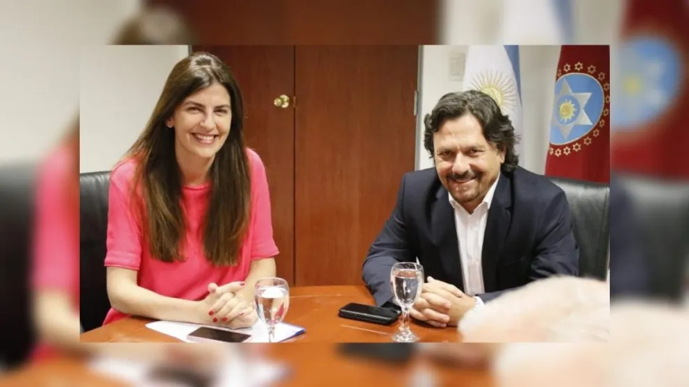 Hoy: comenzó la transición. Se reunieron Bettina Romero y Sáenz
