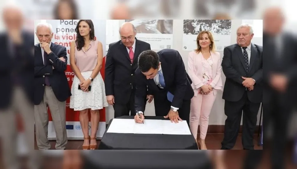 Urtubey firmó un importante convenio contra la violencia de género