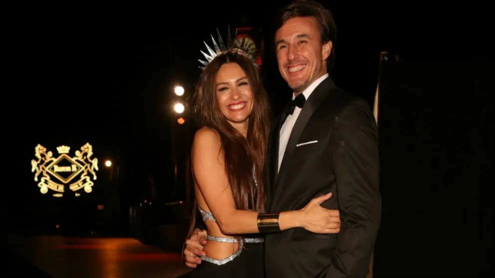 Previo a la ceremonia, el marido de Pampita emocionó a todos con un video