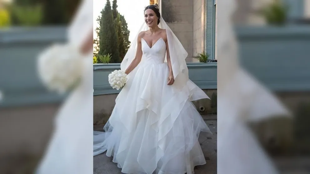 Una invitada a la boda de Pampita llegó vestida de blanco. ¿La quiso opacar?