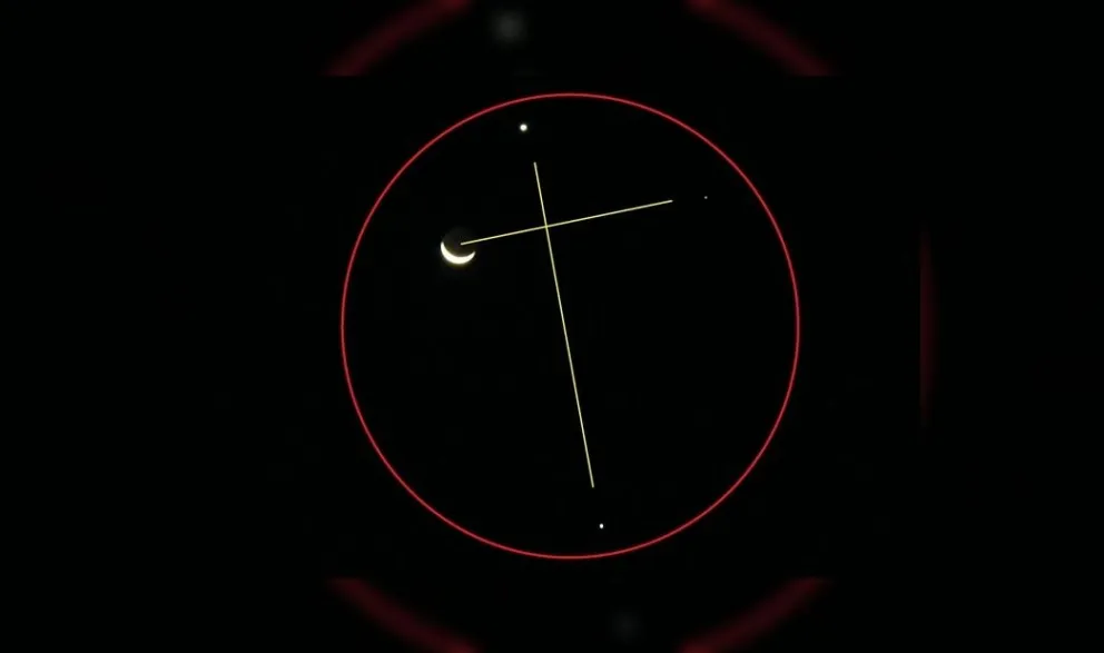Rarísimo: habrá una cruz en el cielo esta noche. ¿Por qué?