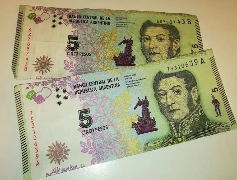 Para tener en cuenta: ¿Hasta cuándo se podrán usar los billetes de 5 pesos?