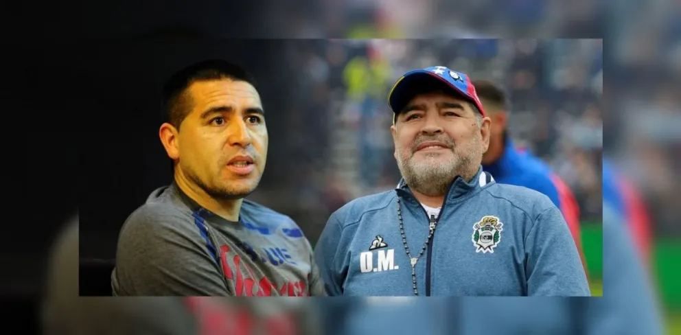 La pelea del año: Maradona vs Riquelme