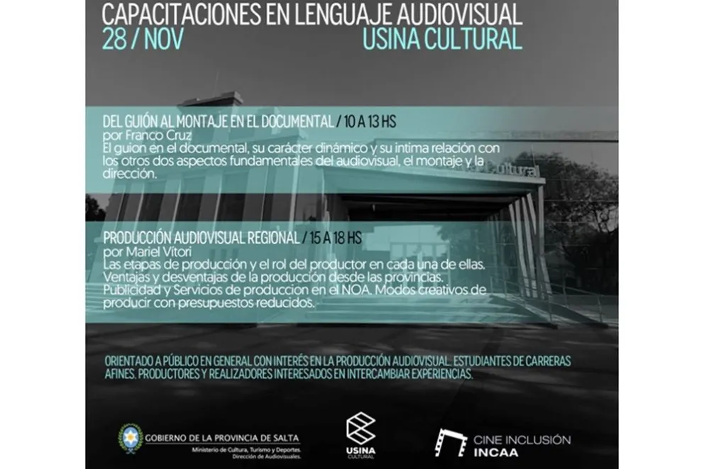 Usina Cultural: Programa Cine Inclusión del INCAA