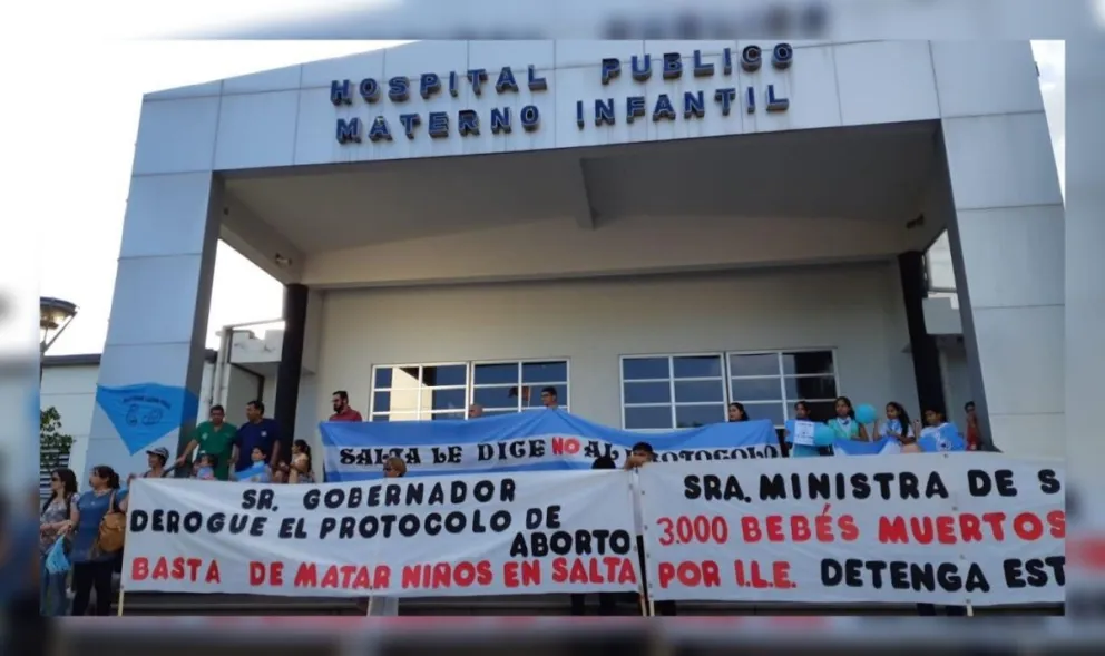 Salta marchó en contra del nuevo protocolo de aborto no punible