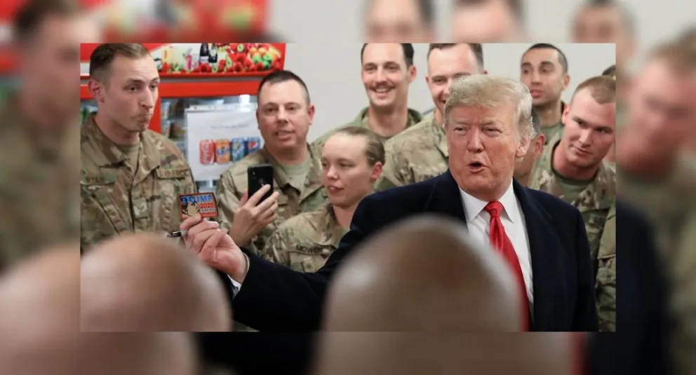 Durísima amenaza de Trump: "Tenemos el Ejército más poderoso del mundo"
