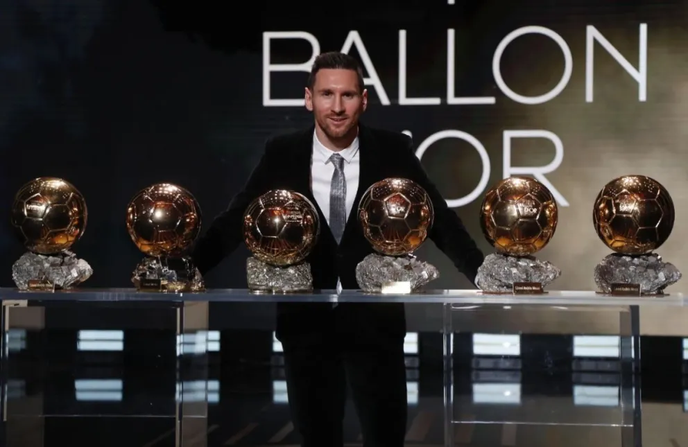 ¡Crack! Lionel Messi ganó su sexto Balón de Oro