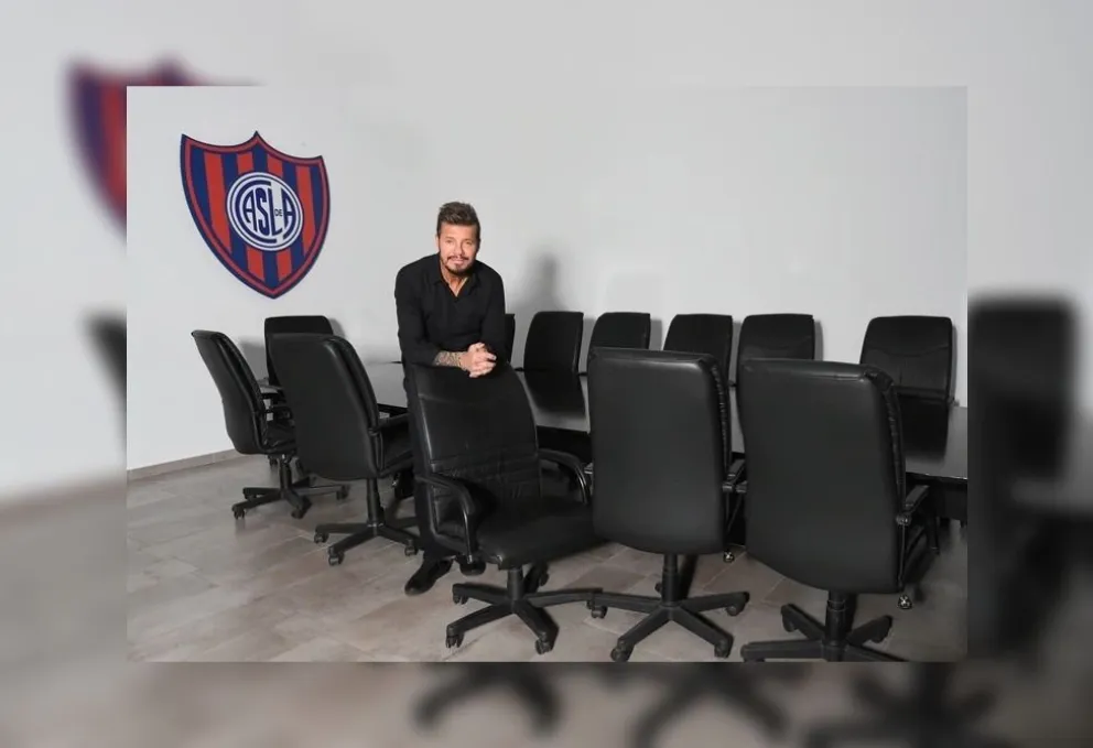 Tinelli se convirtió en el presidente de San Lorenzo