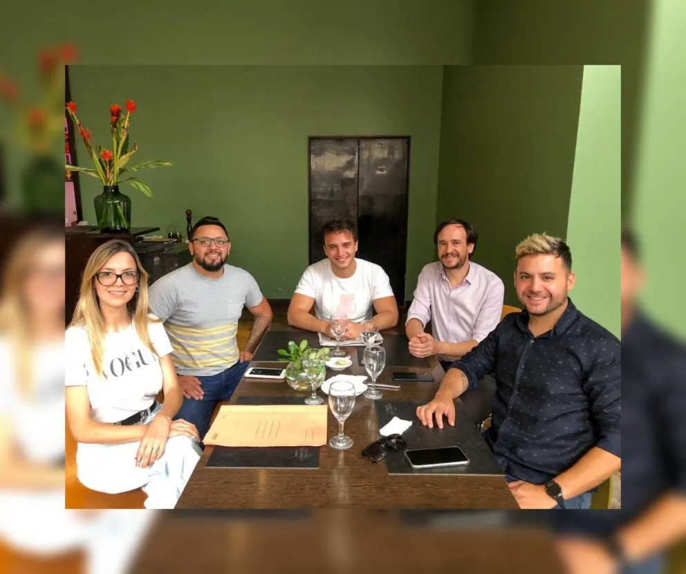 Importante reunión entre Omar Exeni y comerciantes locales