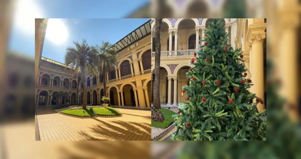 ¡Una tristeza! El árbol de Navidad de la Casa Rosada dio que hablar