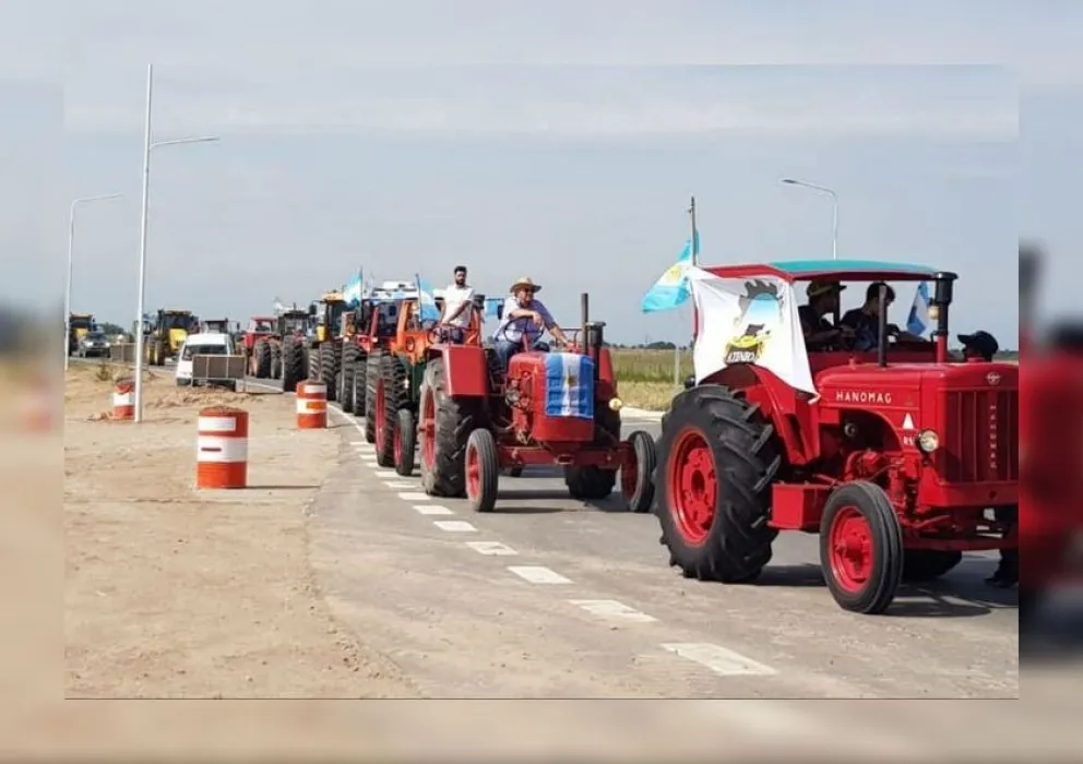 No les gustó nada: fuerte tractorazo del campo