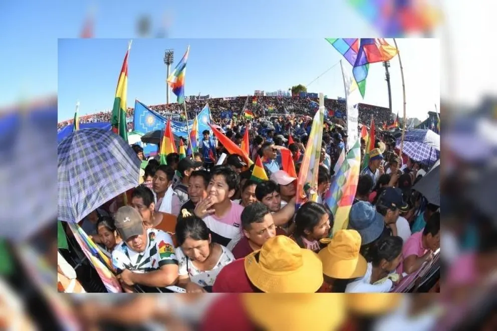 De nuevo al ruedo: Evo Morales realizó un masivo acto