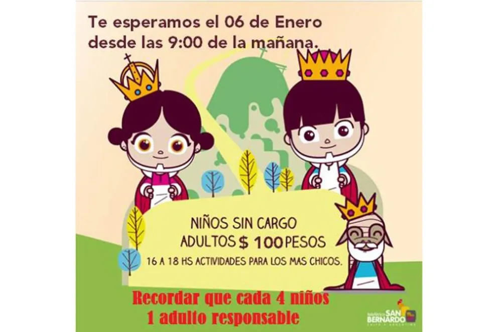 Los Reyes Magos en el Teleférico de Salta