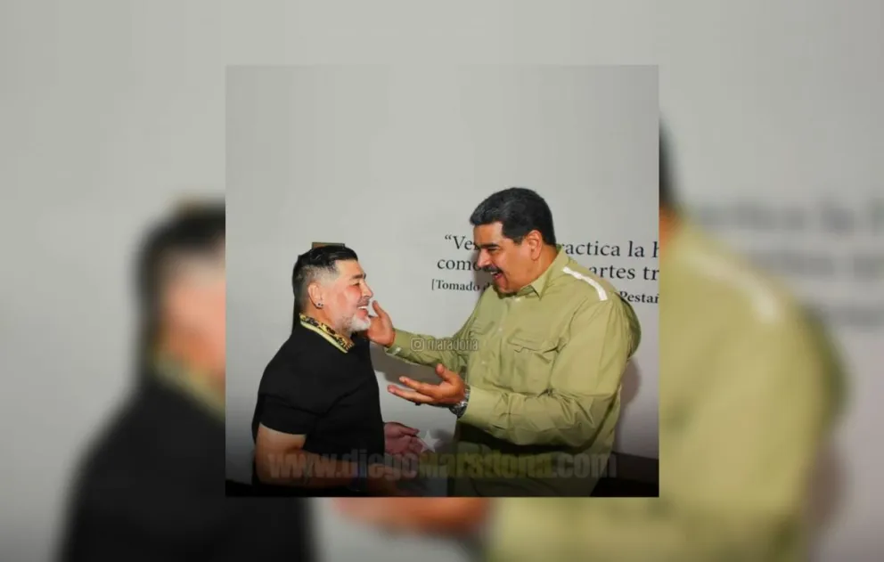 Encuentrazo: Maradona se reunió con Maduro