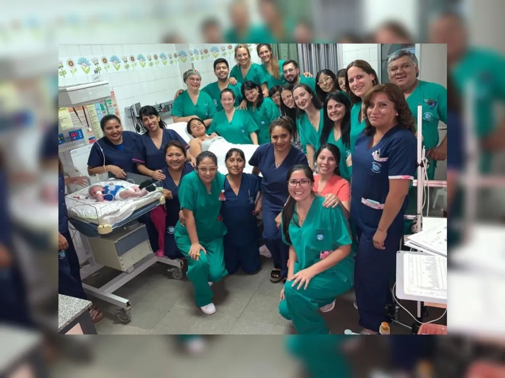 ¡Bienvenido! Llegó el primer bebé del año al Materno Infantil