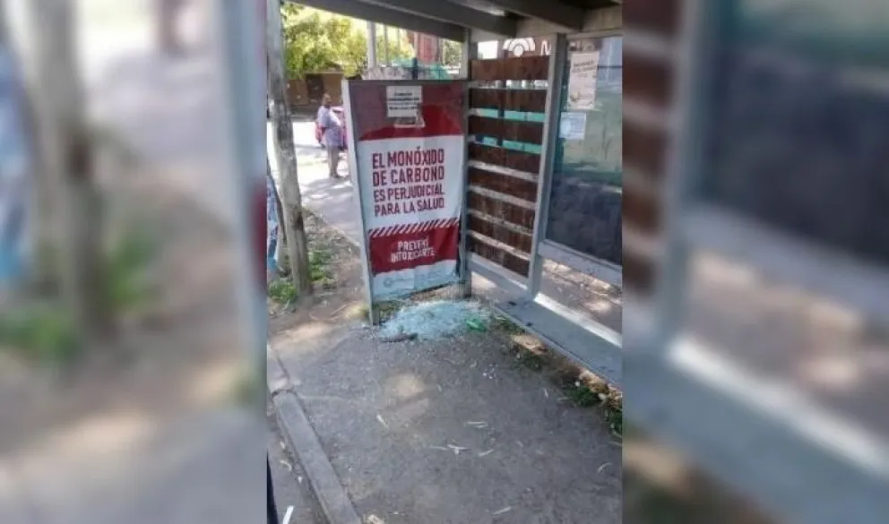 ¿Con qué necesidad? Dañaron otro parador de SAETA