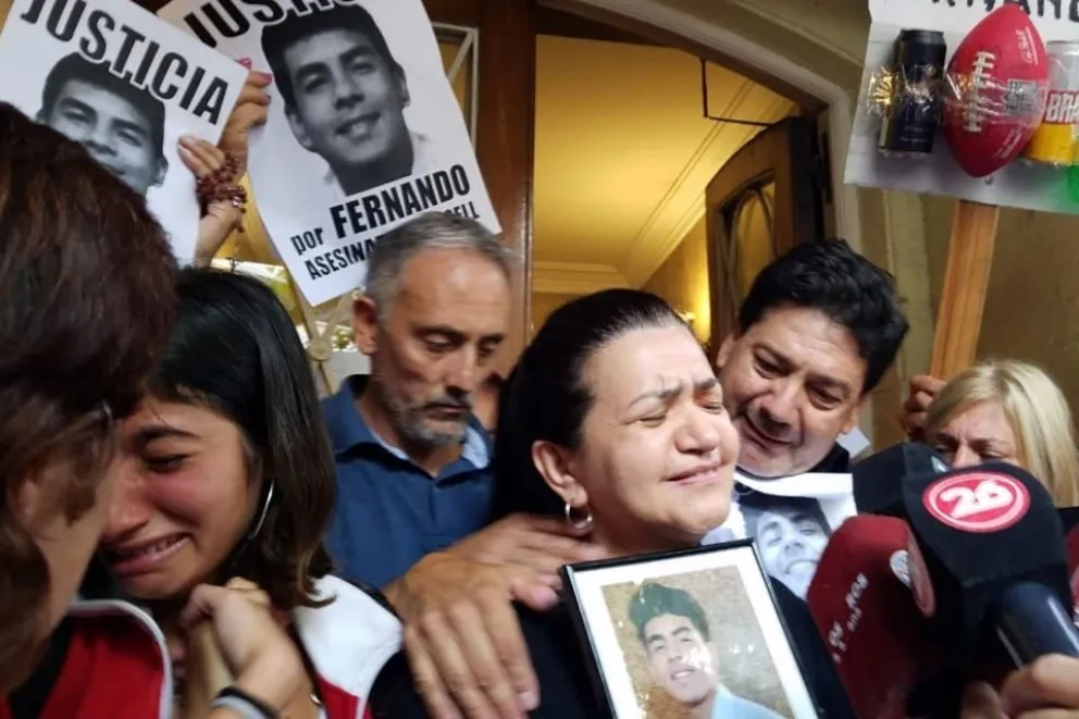 Muerta en vida: habló la madre de Fernando Báez Sosa