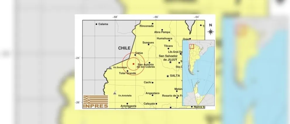 Temblor en Salta: ¿sentiste algo?