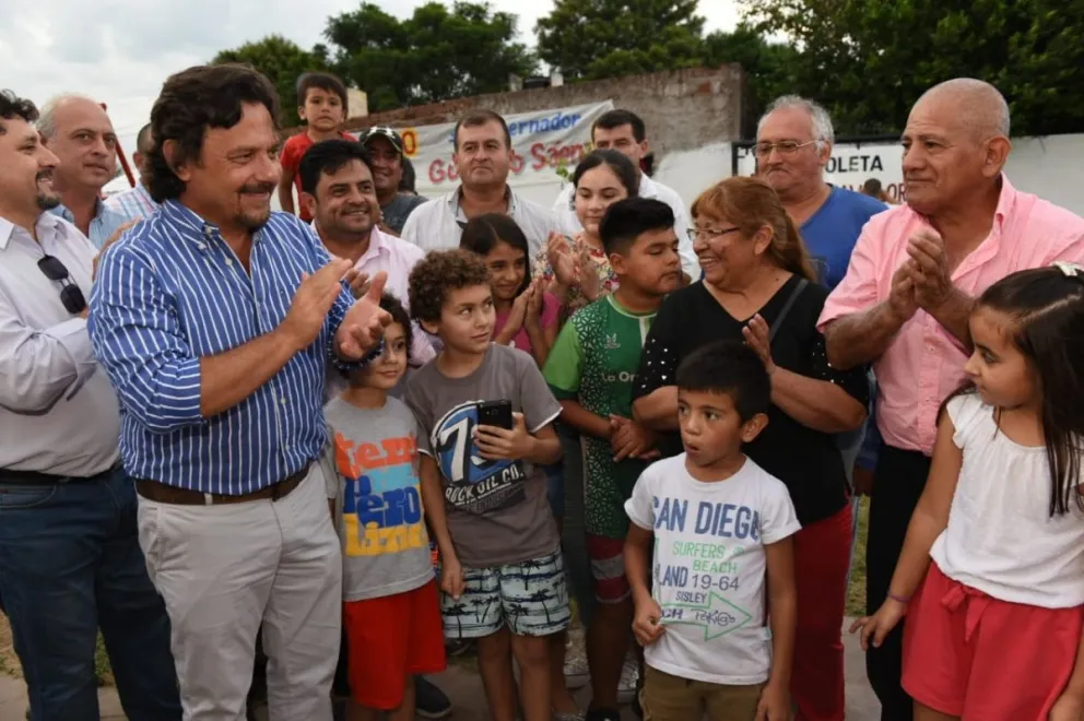 Sáenz en Joaquín V . González: ¿a qué fue?