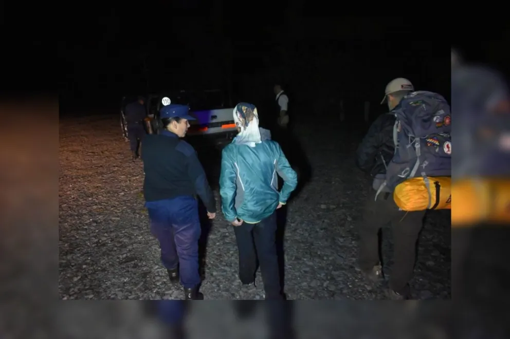 Milagro divino: la montañista perdida fue rescatada