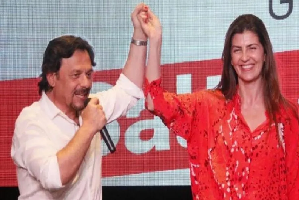 Gustavo Sáenz y Bettina Romero