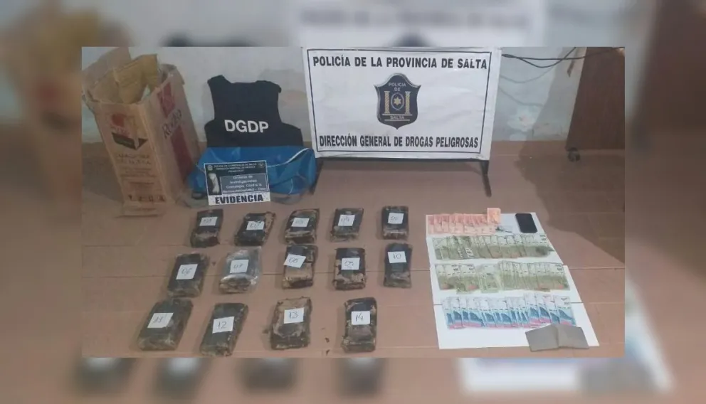 Durísimo: encontraron a un hombre en Pichanal con una enorme cantidad de droga