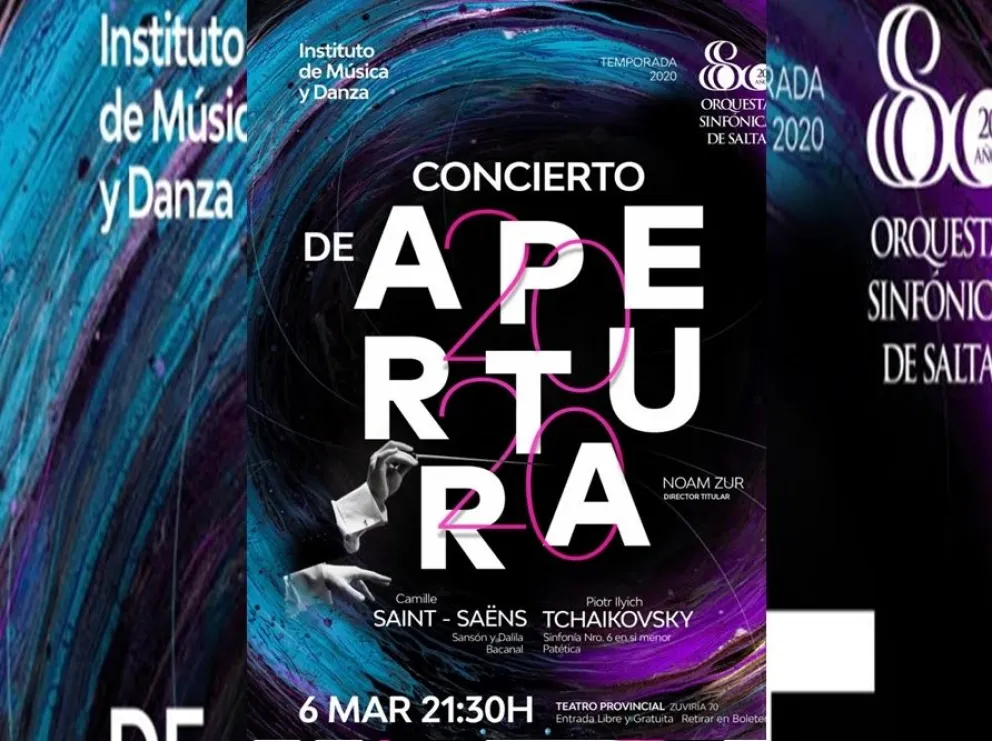 La Sinfónica de Salta abre su Temporada 2020 con la “Patética” de Tchaikovsky