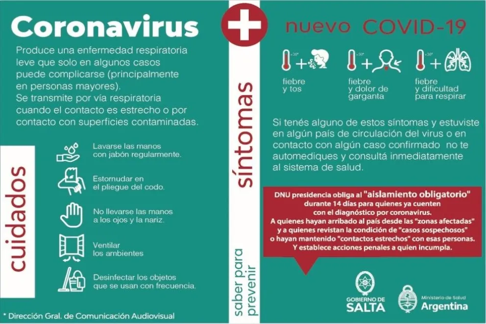 Coronavirus: el protocolo que deben cumplir los salteños que regresen de otros países