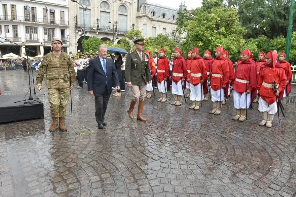 Martín Miguel de Güemes: Antonio Marocco  presidió el acto central en homenaje al General