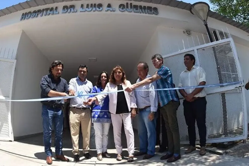 Sáenz:  "Venimos a inaugurar una obra, que tendría que haber sido inaugurada hace muchos años"