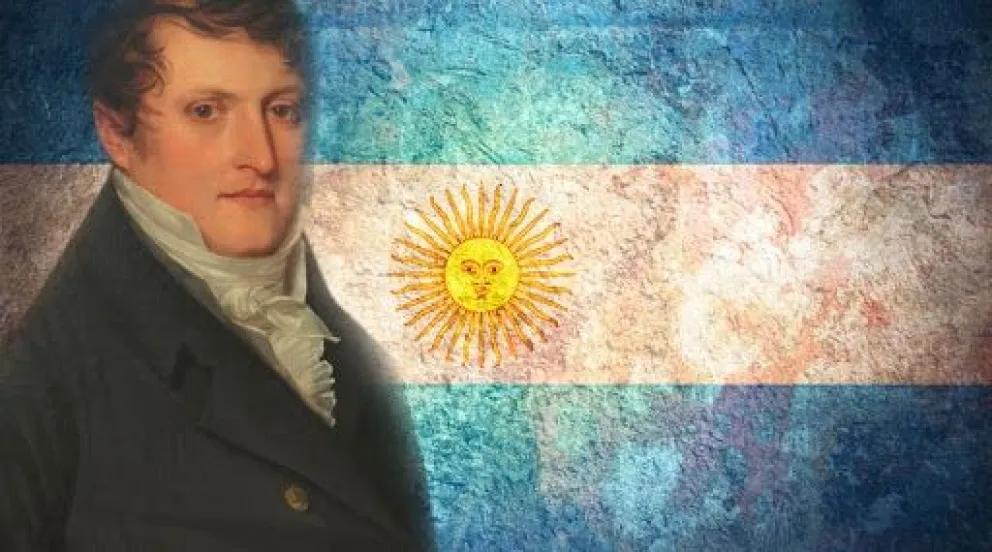 Hace 208 años, Manuel Belgrano izó por primera vez nuestra bandera celeste y blanca