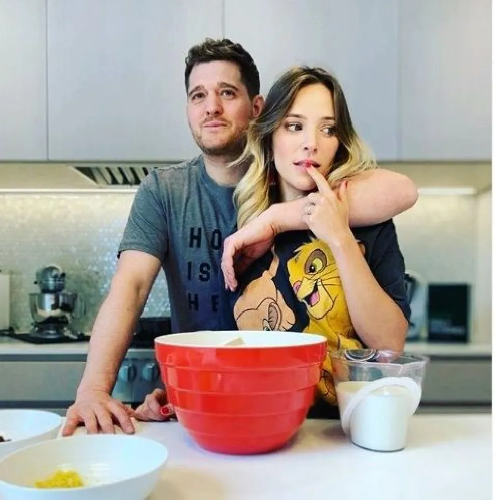 Luisana Lopilato y Michael Bublé. Fuente (Instagram)