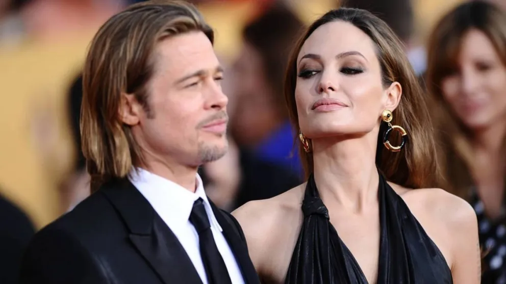 Angelina Jolie y Brad Pitt. Fuente: (Twitter)