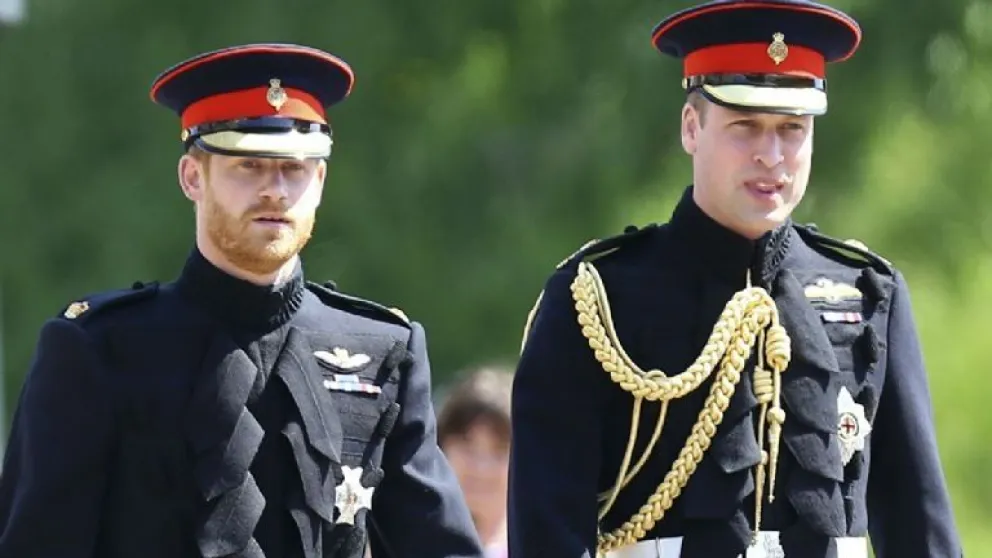 Príncipes William y Harry 