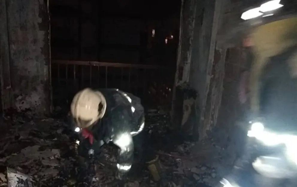 Incendio y muerte