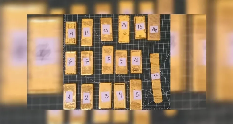 Abuso: le dieron la cana a un norteño que llevaba lingotes de oro