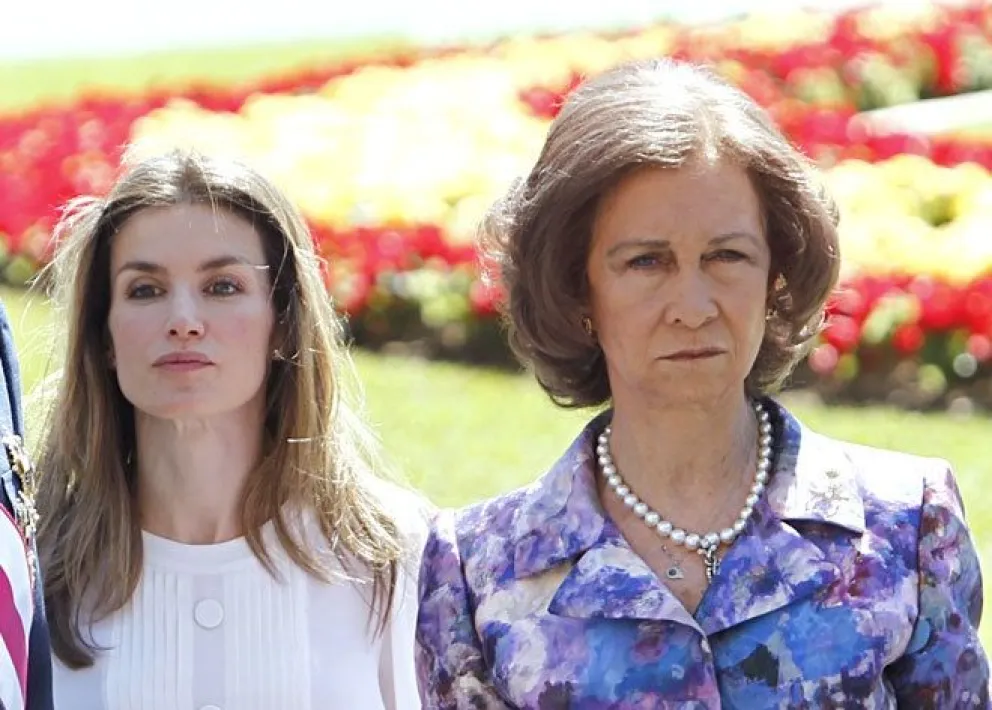 Letizia y Sofía. Fuente: (Instagram)