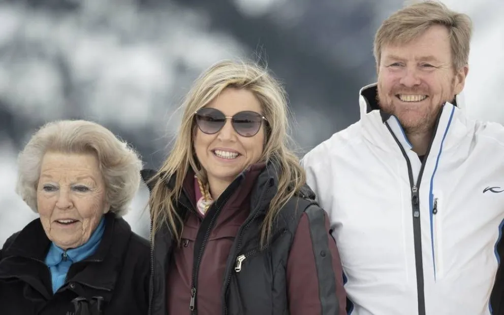 Máxima, Beatriz y Guillermo (Fuente: EFE)